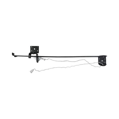 [TIM170454] Senior Garage Door Holder Narrow Lintel Black  - 24"