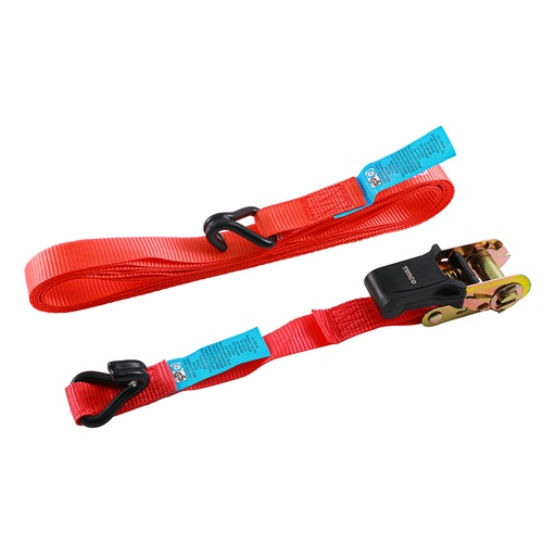 [TIM170484] J Hook Ratchet Straps Standard Duty - 5m x 25mm