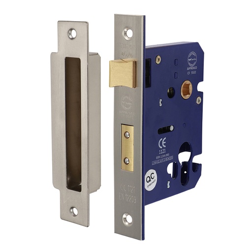 [TIM170531] Euro Sashlock Satin Nickel - 78mm
