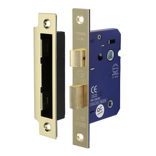 [TIM170532] Bathroom Lock Electro Brass - 65mm