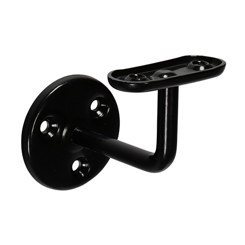 [TIM170563] Steel Handrail Bracket Black - 63mm