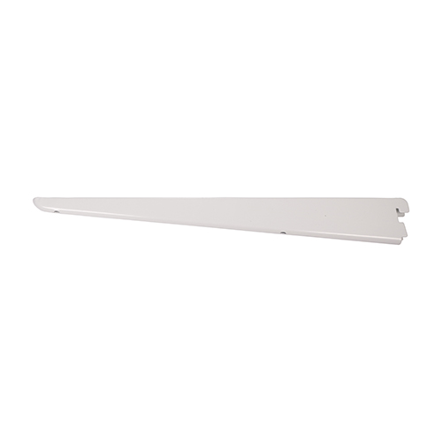 [TIM170564] Twin Slot Shelf Bracket White - 370mm