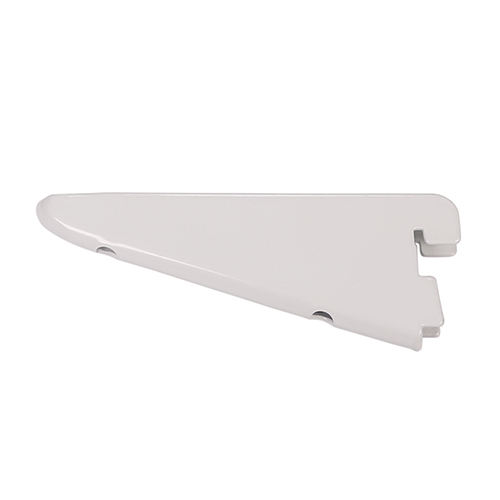 [TIM170565] Twin Slot Shelf Bracket White - 120mm