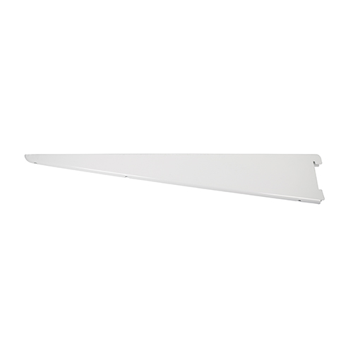 [TIM170566] Twin Slot Shelf Bracket White - 470mm