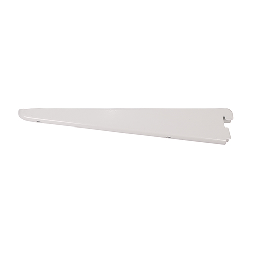 [TIM170569] Twin Slot Shelf Bracket White - 270mm