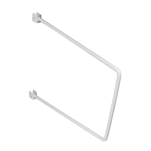 [TIM170574] Twin Slot Flexible Bookend White - 200mm