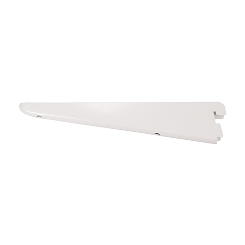 [TIM170591] Twin Slot Shelf Bracket White - 220mm
