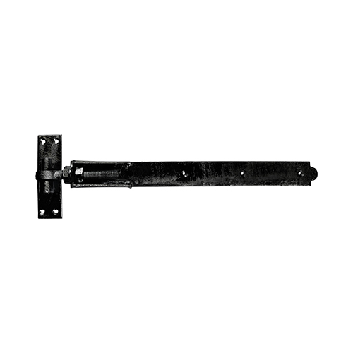 [TIM170637] Adjustable Band & Hook on Plates Hinges Black - 350mm