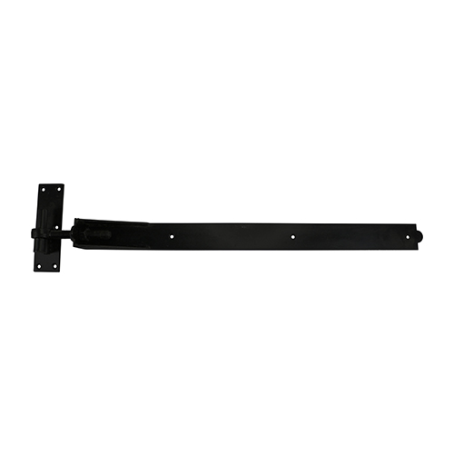 [TIM170643] Adjustable Band & Hook on Plates Hinges Black - 750mm