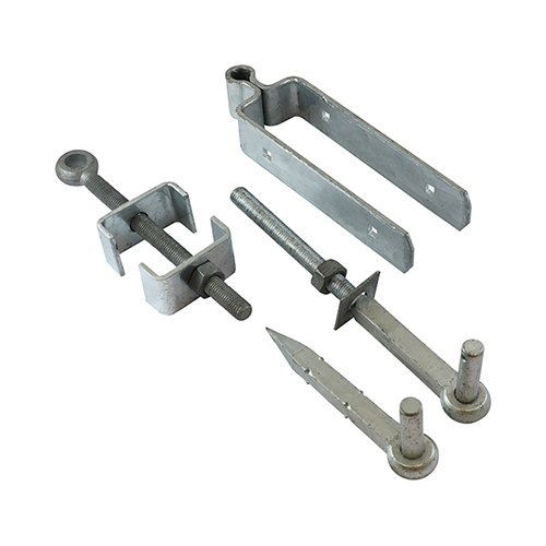 [TIM170648] Adjustable Gate Hinge Set Hot Dipped Galvanised - 450mm