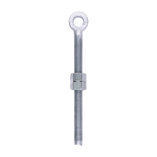 [TIM170664] Adjustable Gate Hinge Eyes with Nuts Hot Dipped Galvanised - M19 x 250