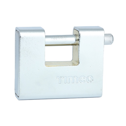 [TIM170681] Armoured Rectangular Padlock - 90mm