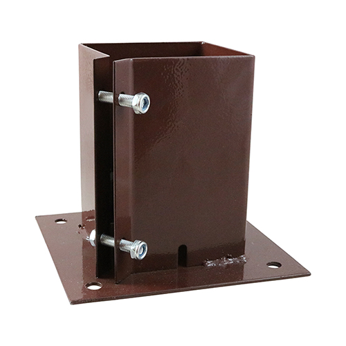 [TIM170686] Bolt Down Post Support Bolt Secure Oxide Red - 100mm