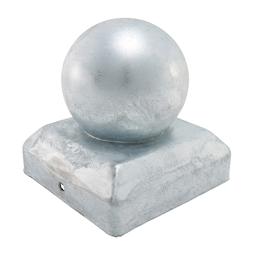 [TIM170734] Ball Fence Post Cap Zinc - 75mm