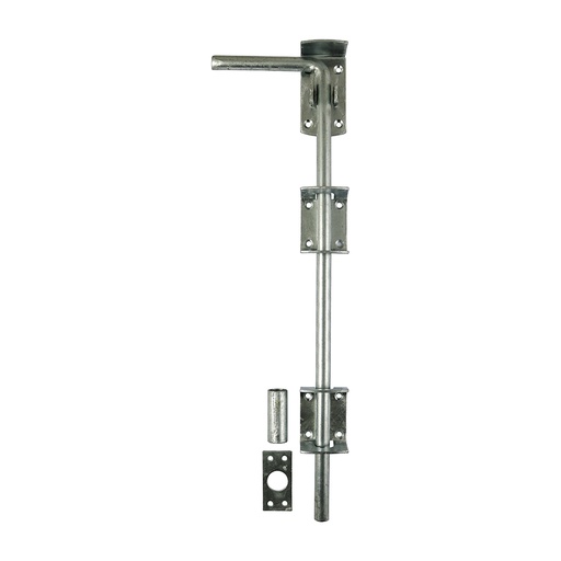 [TIM170777] Garage Drop Down Bolt Hot Dipped Galvanised - 18"