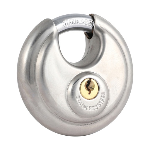 [TIM170781] Stainless Steel Disc Padlock - 70mm
