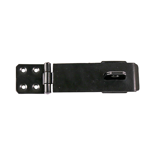 [TIM170919] Hasp & Staple Safety Pattern Black - 6"