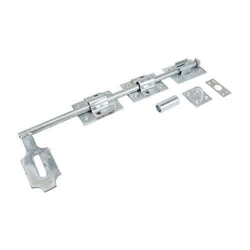 [TIM170934] Heavy Locking Drop Down Bolt Hot Dipped Galvanised - 18"