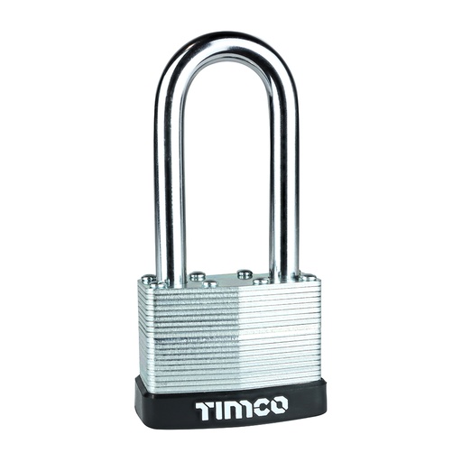 [TIM170938] Laminated Padlock - Long Shackle - 50mm