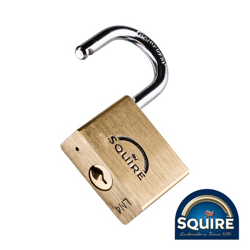[TIM171214] Premium Brass Lion Padlock - Stainless Steel Shackle - 40mm
