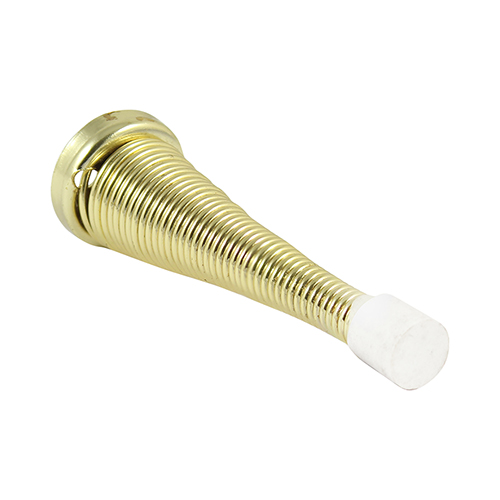 [TIM171217] Spring Door Stops Electro Brass - 78 x 24