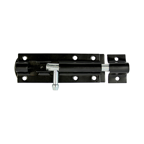 [TIM171263] Straight Tower Bolt Black - 10"