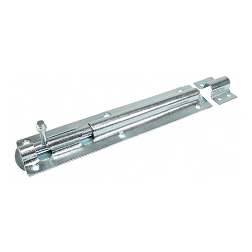 [TIM171266] Straight Tower Bolt Silver - 10"