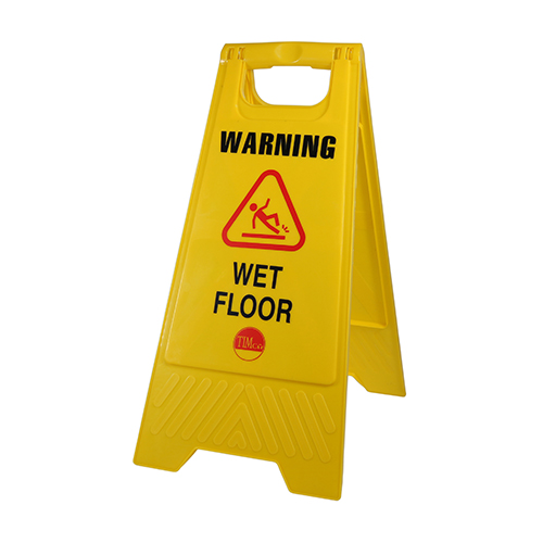[TIM180152] Warning Wet Floor A-Frame Safety Sign  - 610 x 300 x 30