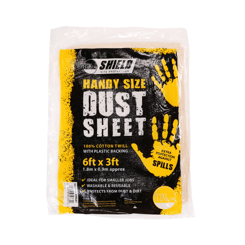 [TIM180213] Laminated Cotton Twill Dust Sheet - 6ft x 3ft