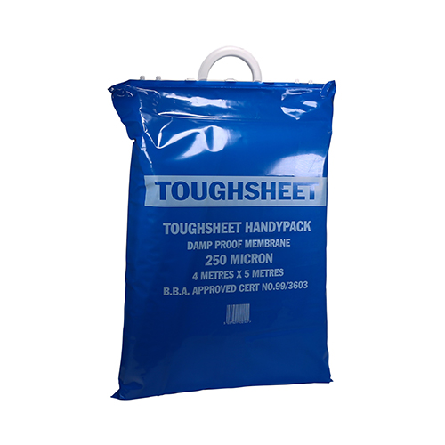 [TIM180184] Damp Proof Membrane Handy Pack Blue - 4m x 5m / 250 microns
