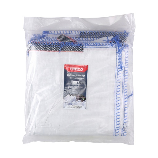 [TIM180208] Builders Bulk Bags 1000 kg / 1 Tonne - 900 x 900 x 800mm