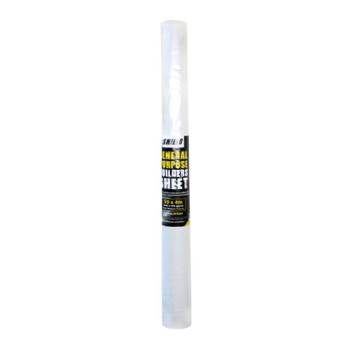 [TIM180217] General Purpose Builders Plastic Sheets - 25m x 4m