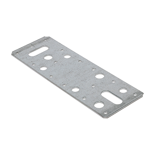 [TIM180221] Flat Connector Plates Galvanised - 62 x 180