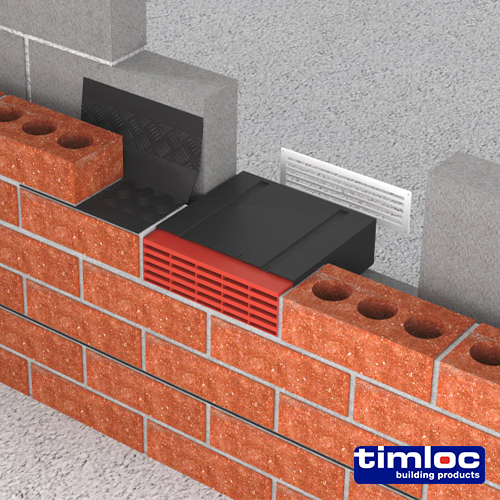 [TIM180249] Timloc Airbrick Plastic  Brown - 215 x 69 x 60mm