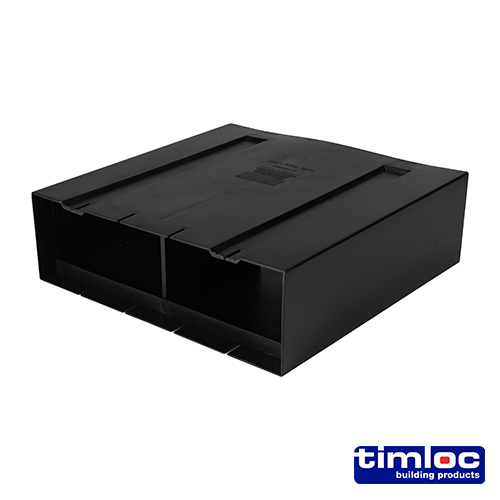 [TIM180255] Timloc Through-Wall Cavity Sleeve for One Airbrick - 229 x 76mm