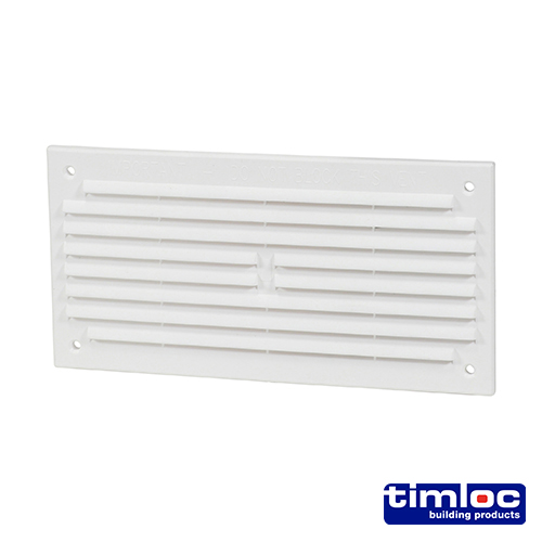 [TIM180270] Timloc Louvre Mini Vent White - 165 x 89mm