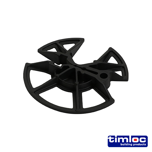 [TIM180333] Insulation Retaining Discs Black - 65mm Dia