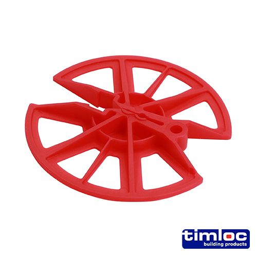 [TIM180334] Insulation Retaining Discs Red - 80mm Dia