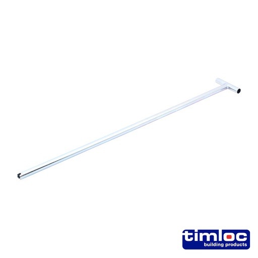[TIM180344] Timloc Slotted Loft Door Operating Metal Pole - 600mm