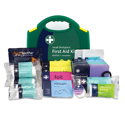 [TIM180352] Workplace First Aid Kit British Standard Compliant - Small