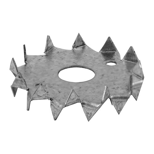 [TIM180393] Double Sided Timber Connectors Galvanised - 50mm / M12
