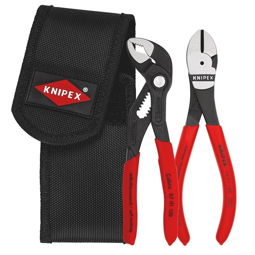 [TOS11000456] 002072V02 PLIERS SET IN BELT TOOL POUCH (2 PC)