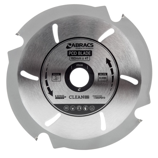 [TOS11000522] PCD1604 PCD FIBRE CEMENT BOARD BLADE 160MM X 20MM X 4T