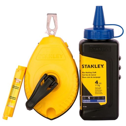 [TOS11002054] 0-47-443 BLUE CHALK, LINE LEVEL & LINE 30M / 100' (3 PC)