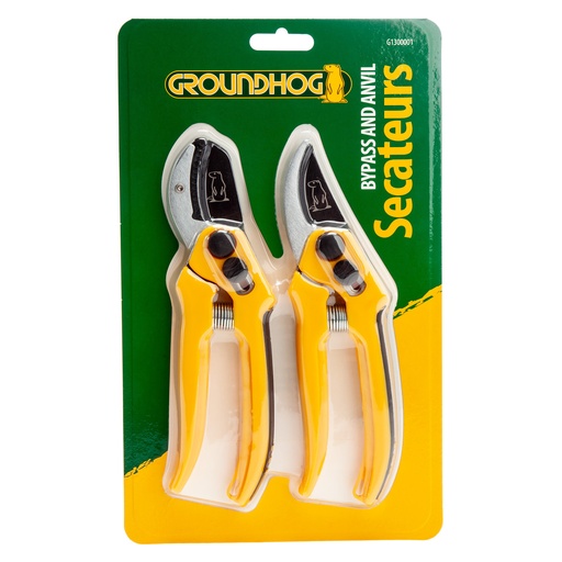 [TOS11002440] G1300001 ANVIL & BYPASS SECATEURS GARDEN TOOL SET (2 PC)
