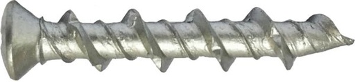 [OWL101705] WALL SCREW 5MM X 50MM CSK BZP           